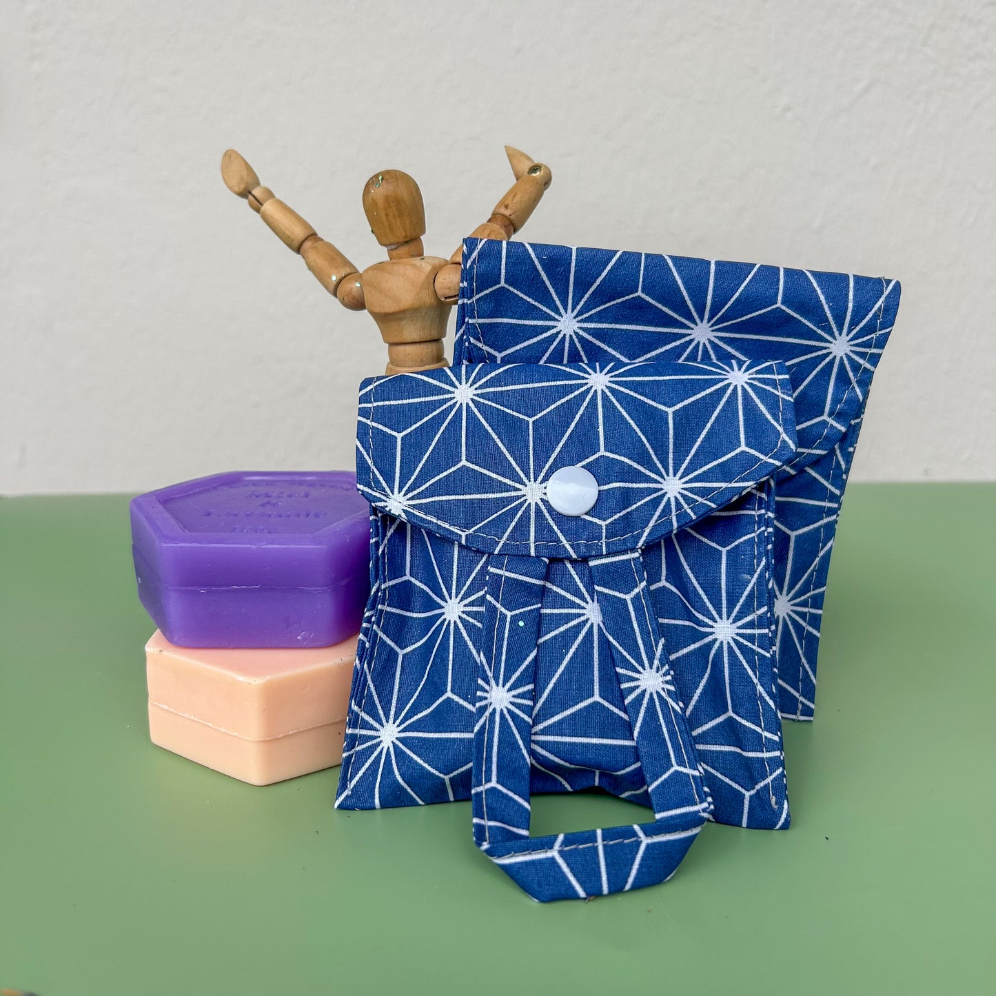 Pochette à savon "étoiles polaires"