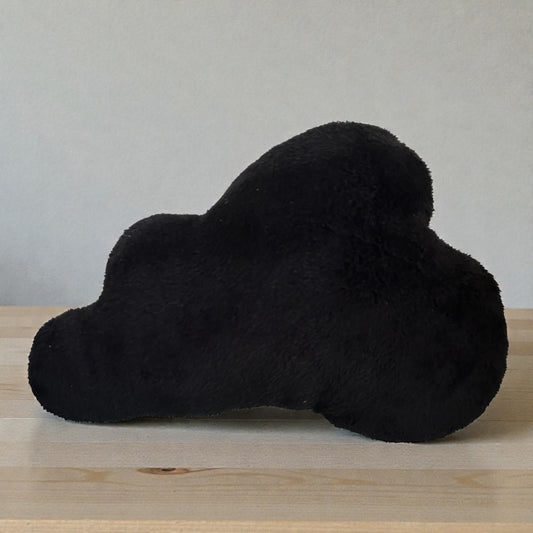 Coussin doux nuage motus et bouche cousue