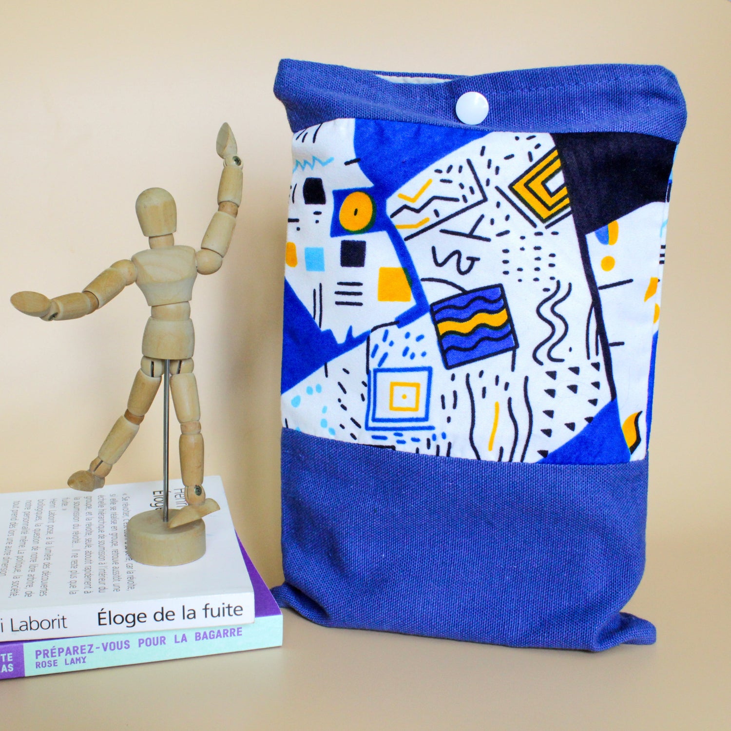 Pochettes à livre upcyclées