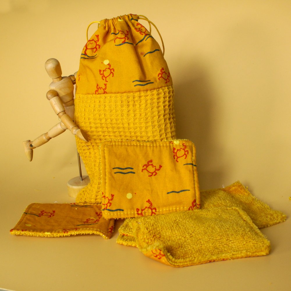 Lingettes zéro déchet