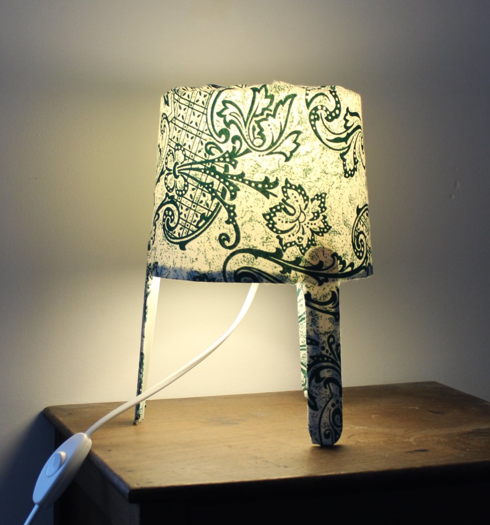 Lampe upcyclée  idées vertes