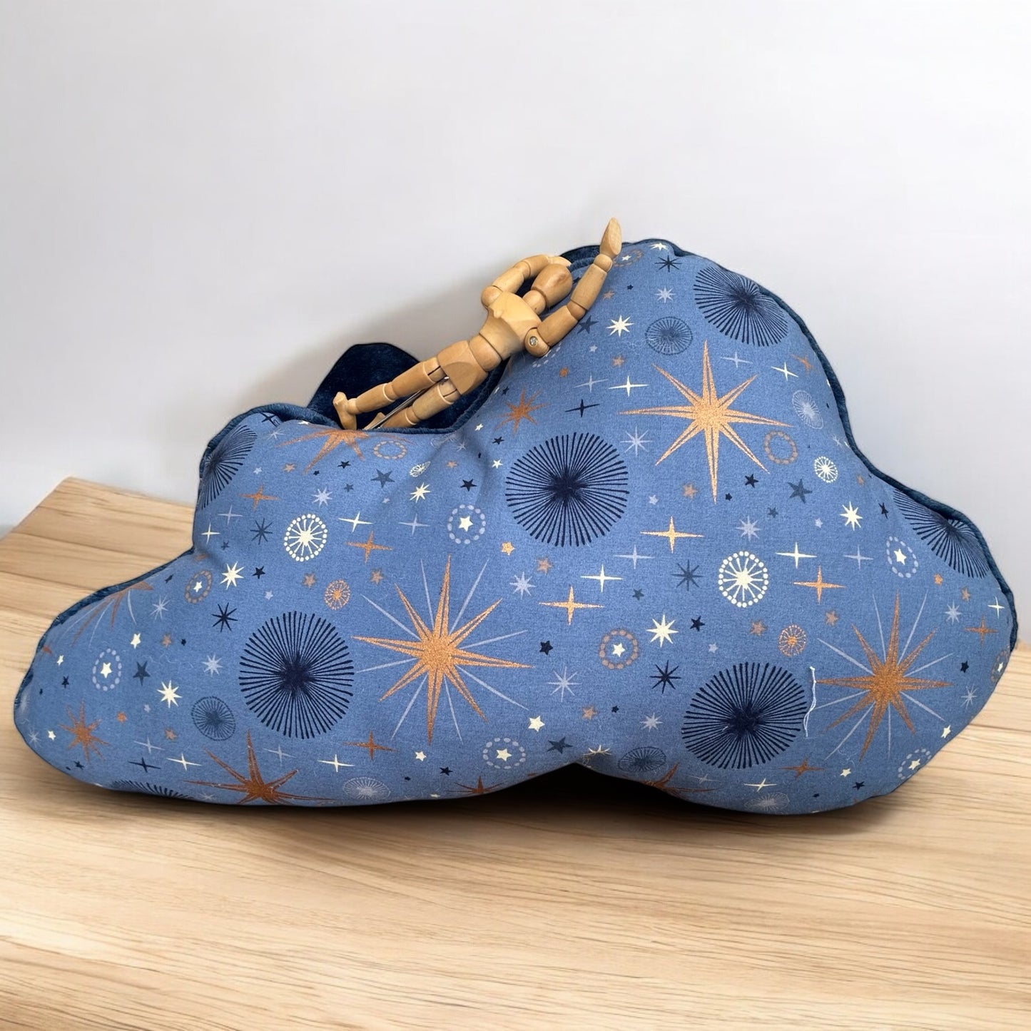 Coussin doux nuage "Nuit étoilée"