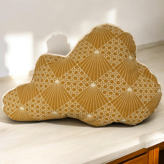 Coussin doux nuage "comme un soleil"