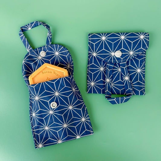 Pochette à savon "étoiles polaires"