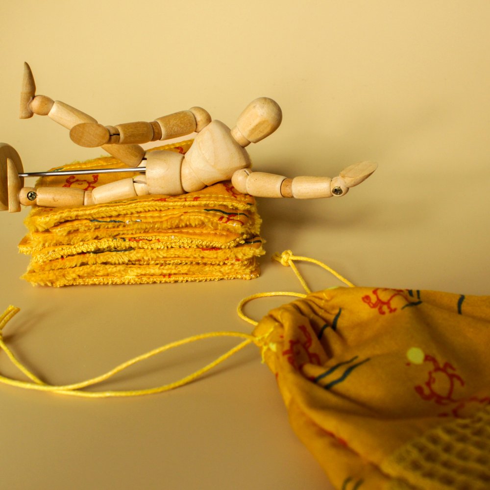 Lingettes et leur pochette "beach mood"