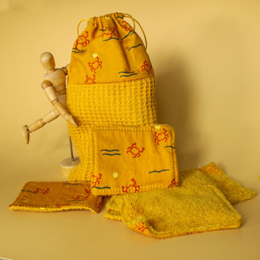 Lingettes et leur pochette "beach mood"