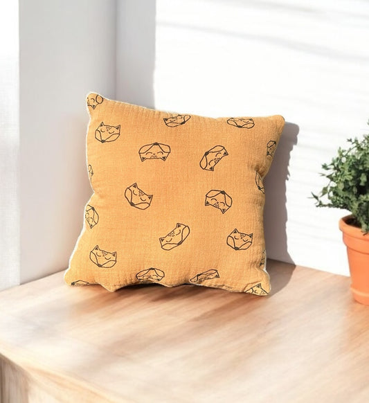 Petit coussin de voyage doux renards