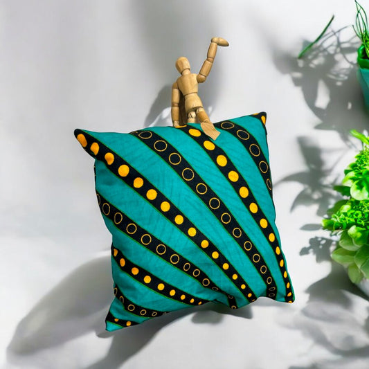 Petit coussin de voyage wax rayons de soleil